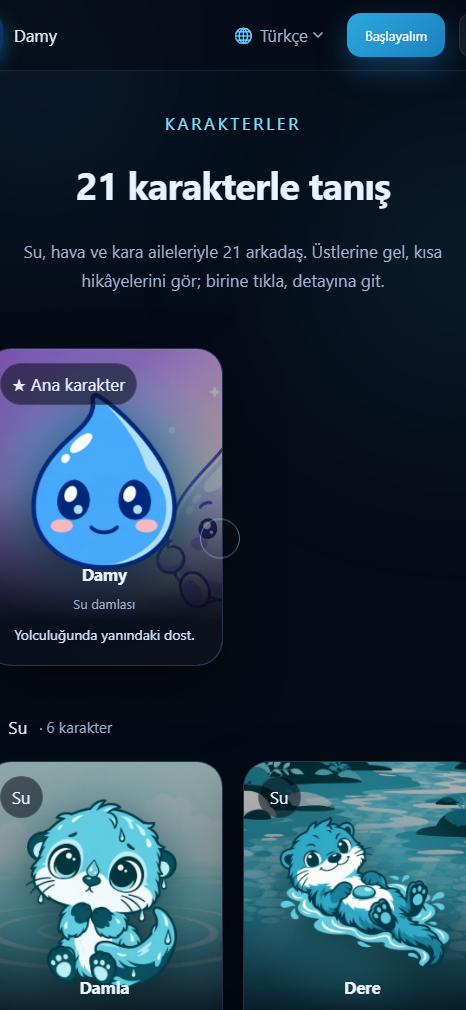 Damy karakterleri